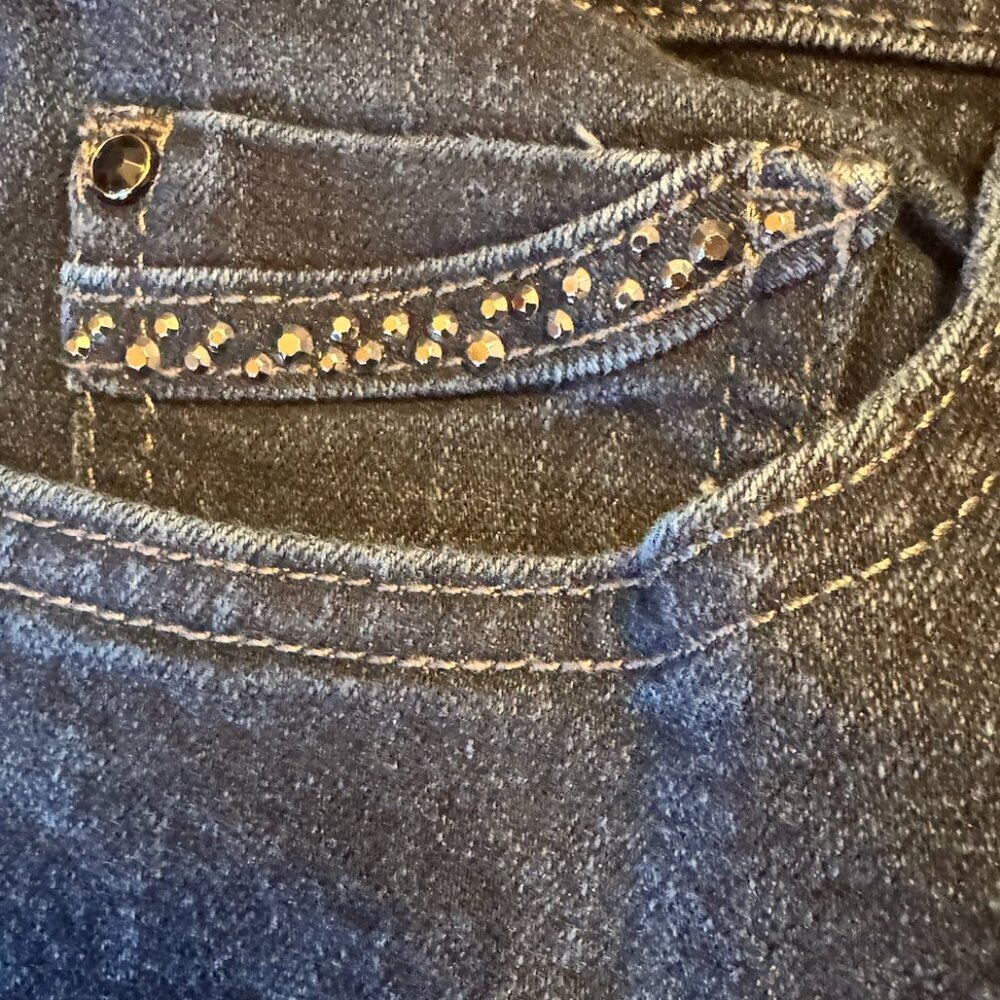 Women's Jeans - Style & Co Size 114Tummy Control, dark blue NWOT (WJJ008) - Picture 10 of 10
